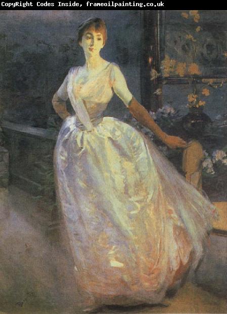 Albert Besnard Portrait of Madame Roger Jourdain